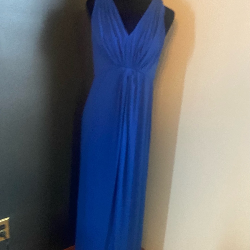 Chicos Elegant Blue Evening Gown